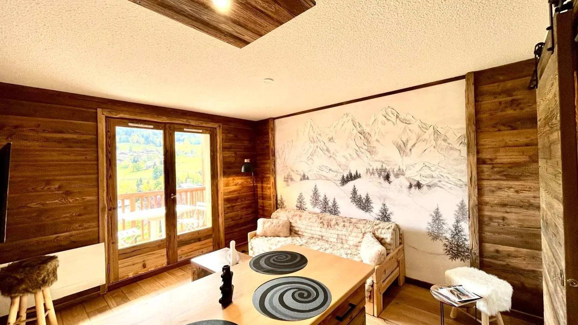 Cosy Studio With View Of Mont Blanc Combloux