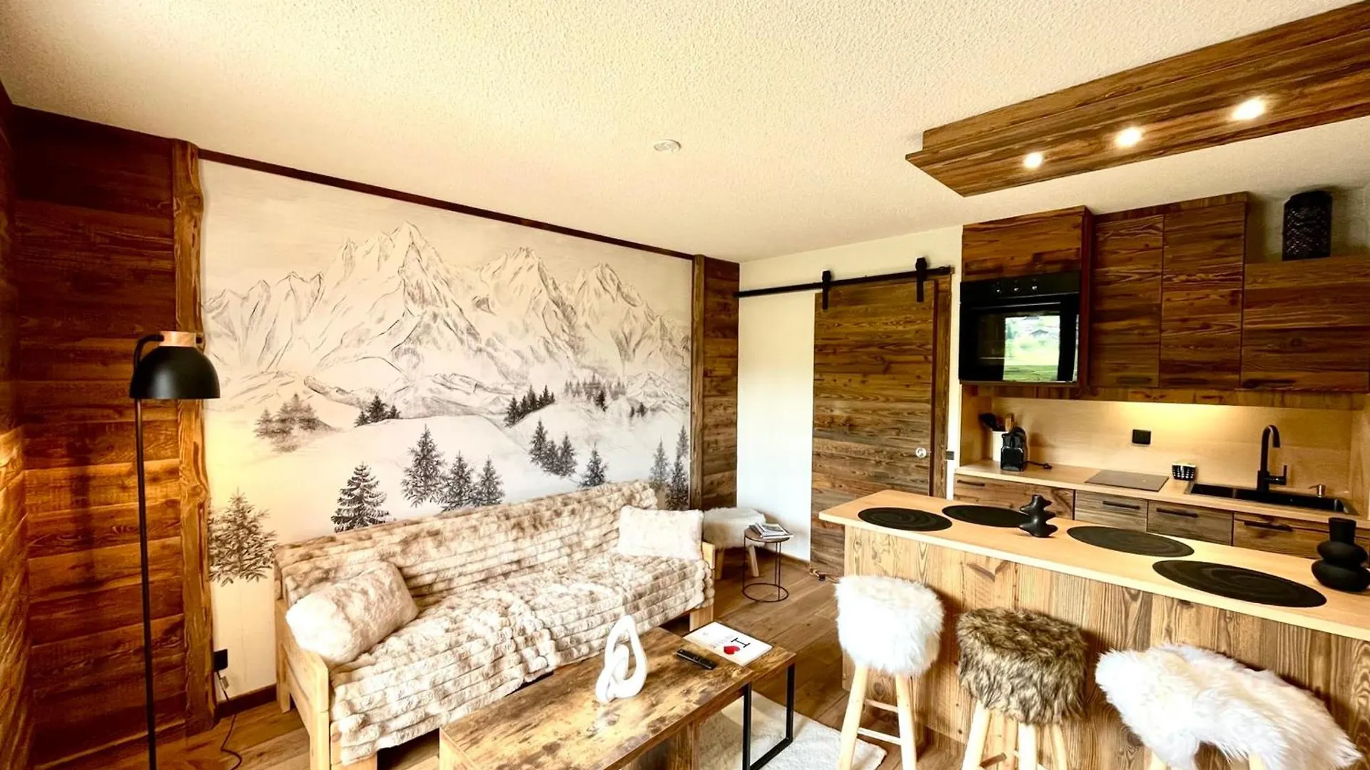 Cosy Studio With View Of Mont Blanc Combloux